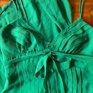 Green ABS dress perfect for holidays
